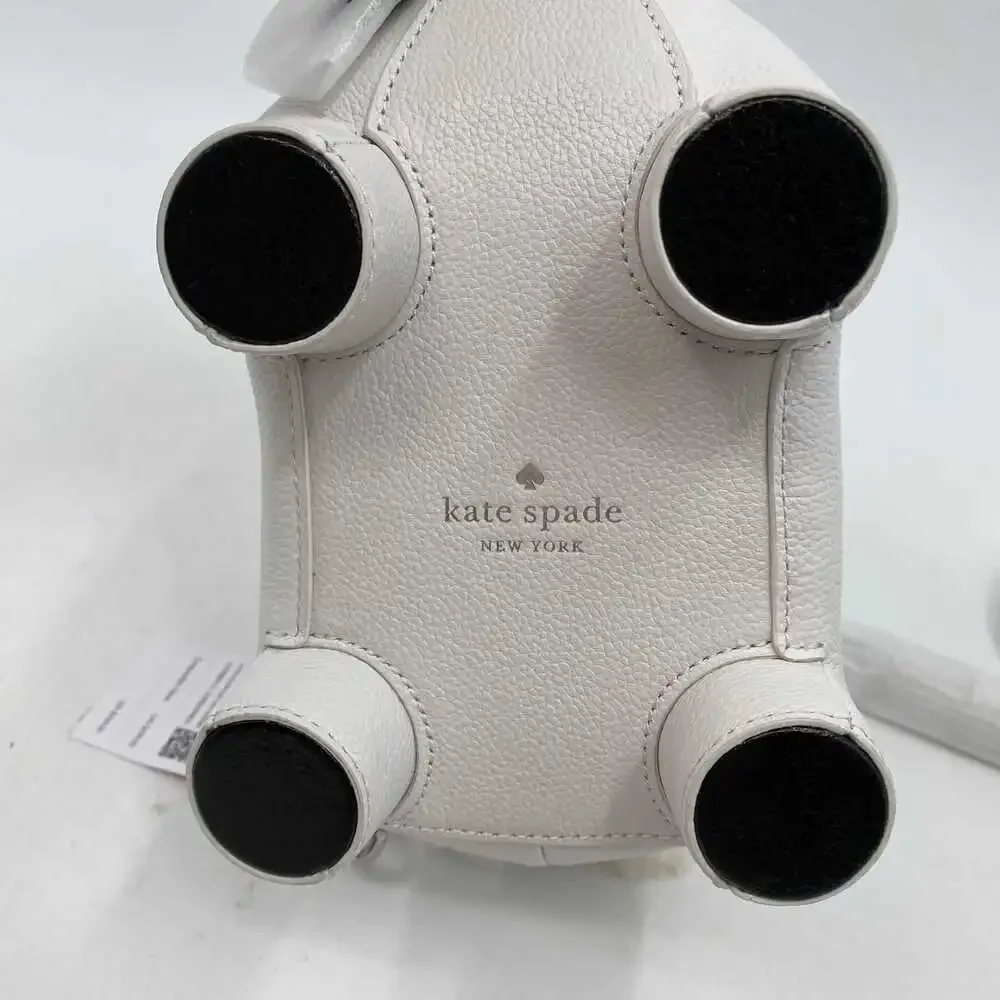 Kate Spade White Blue Arctic Friends Polar Bear Crossbody Bag | OS